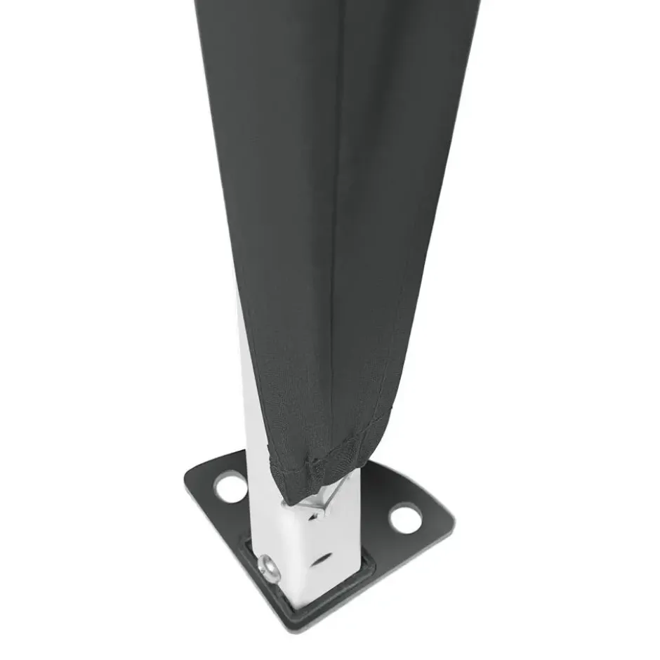 tectake - Partytent Linosa opvouwbaar 3x3m, Grijs