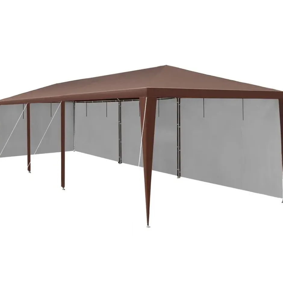 tectake Paviljoen Almchalet met verwijderbare zijdelen, Bruin