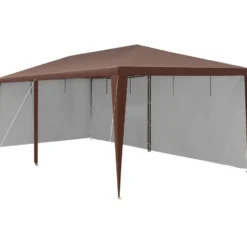 tectake Paviljoen Almchalet met verwijderbare zijdelen, Bruin