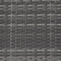 tectake Rieten Ligstoel - Polyrotan - Comfort Verstelbare Rugleuning - Grijs