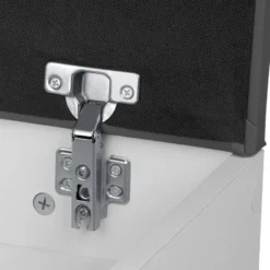 tectake Schoenenkast Jasmina met zitkussen 60x30x43,5cm, Wit