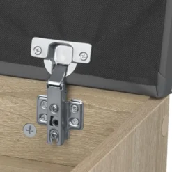 tectake Schoenenkast Jasmina met zitkussen 60x30x43,5cm