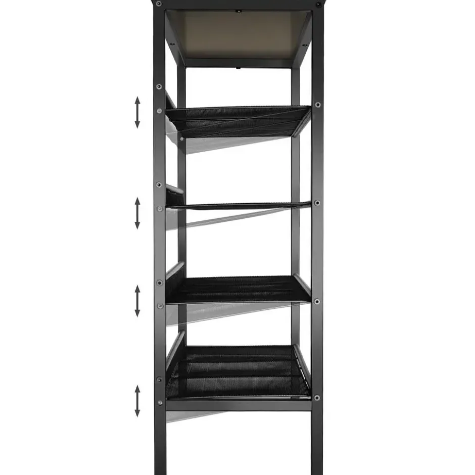 tectake Schoenenrek Bournemouth 75,5x30,5x85,5cm