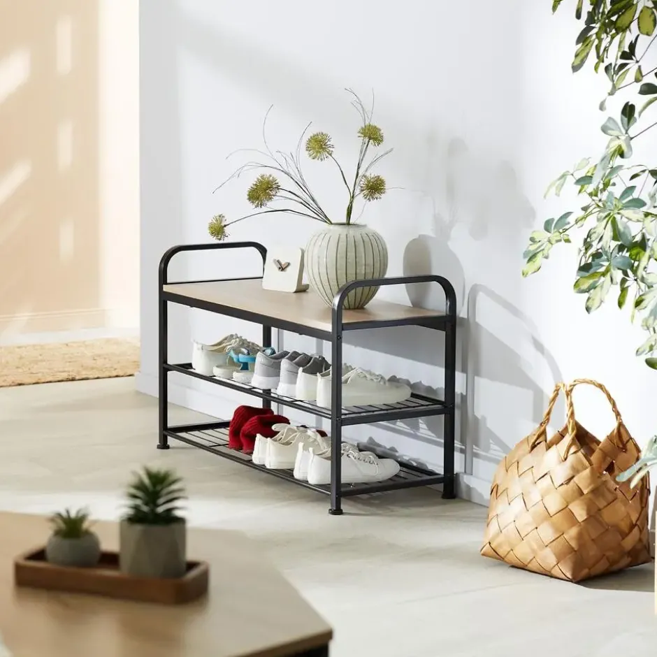 tectake Schoenenrek Southampton 91x36x55cm
