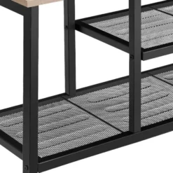 tectake Schoenenrek Taunton 80x30x45,5cm, Industrieel Licht Hout, Eiken Sonoma