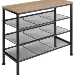 tectake Schoenenrek Wolverhampton 75,5x30,5x69,5cm