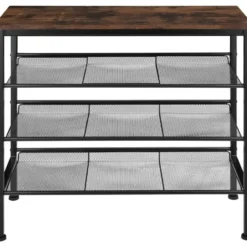 tectake Schoenenrek Wolverhampton 75,5x30,5x69,5cm