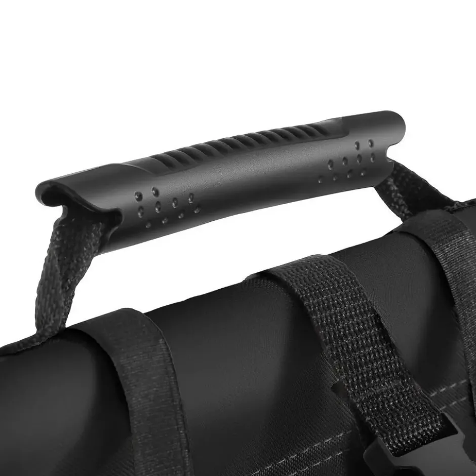 tectake Strandstoel Coral, inklapbaar met rugzakfunctie - Set van 2 - Zwart