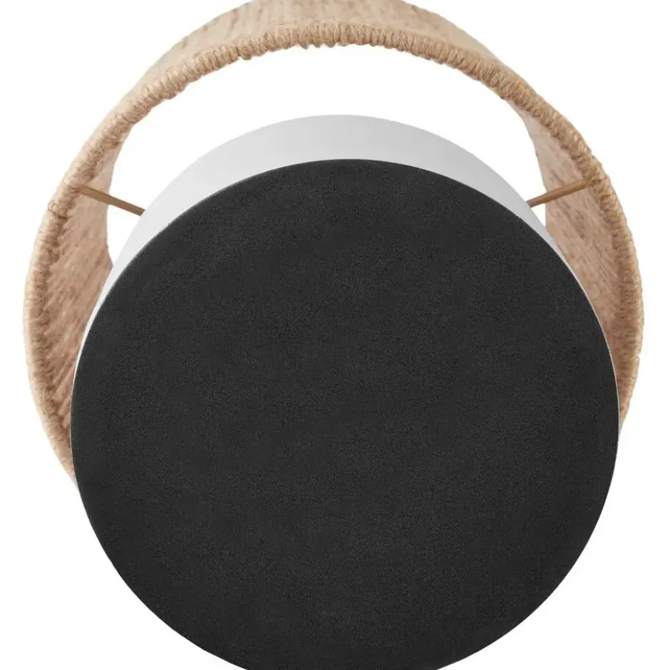 tectake Tafellamp Klea van jute in boho-stijl, 60W, Natuur