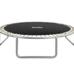tectake Trampoline Garfunky met veiligheidsnet, Zwart/Blauw