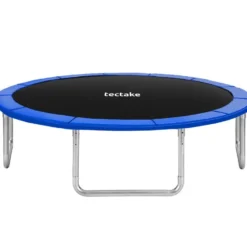 tectake Trampoline Garfunky met veiligheidsnet, Zwart/Blauw