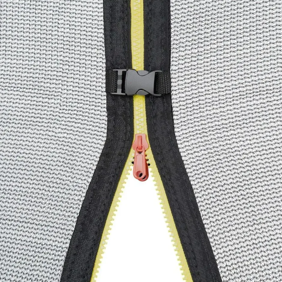 tectake Trampoline, Robuust Sporttoestel, Veiligheidsnet, Zwart/blauw