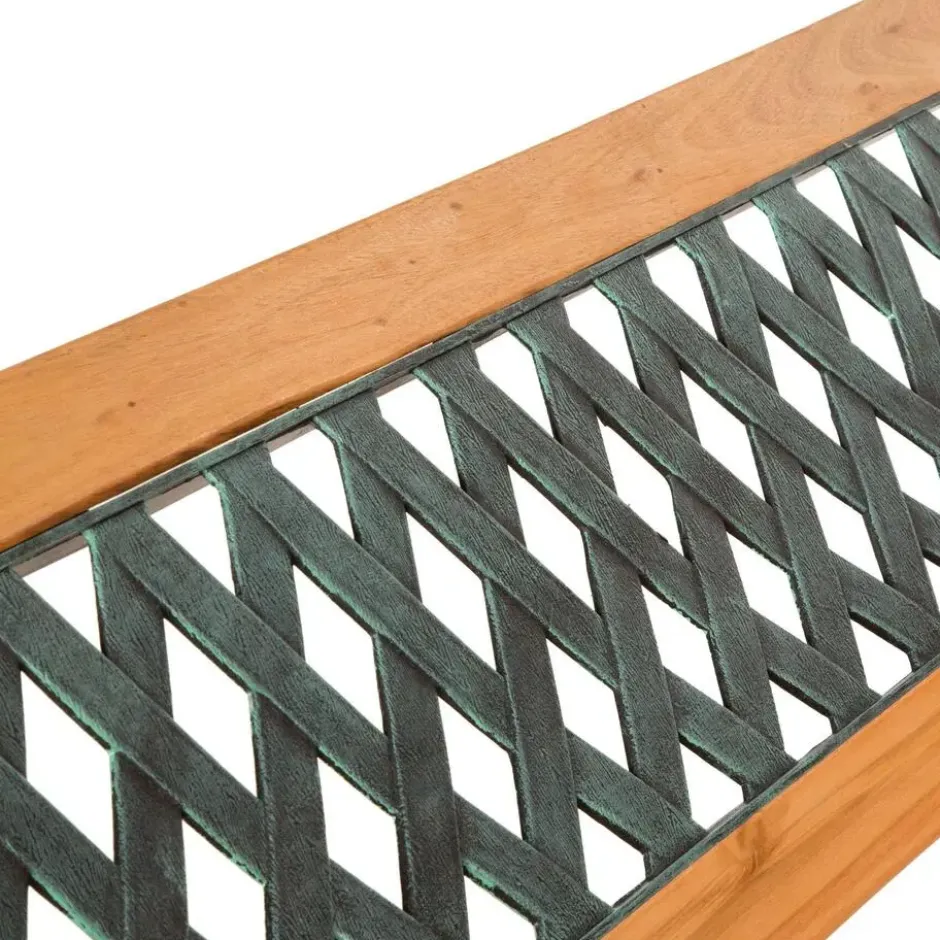 tectake Tuinbank, Stevig En Stabiel, Weerbestendig, Bruin, Gelakt Hout