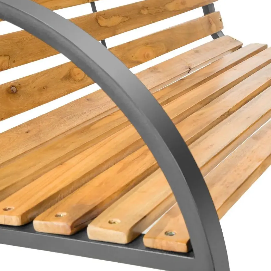 tectake - Tuinbank - 123x 64x 82 cm - Hout
