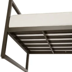 tectake Tuin-loungeset Comosa voor 5 personen, XXL kussens, Bruin / Beige