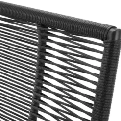 tectake Tuin-loungeset Sundo in rope-design van wicker, Antraciet