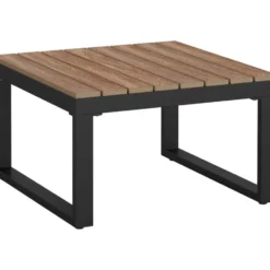 tectake Tuinset Eliar, 4-delig, met aluminium frame, Zwart