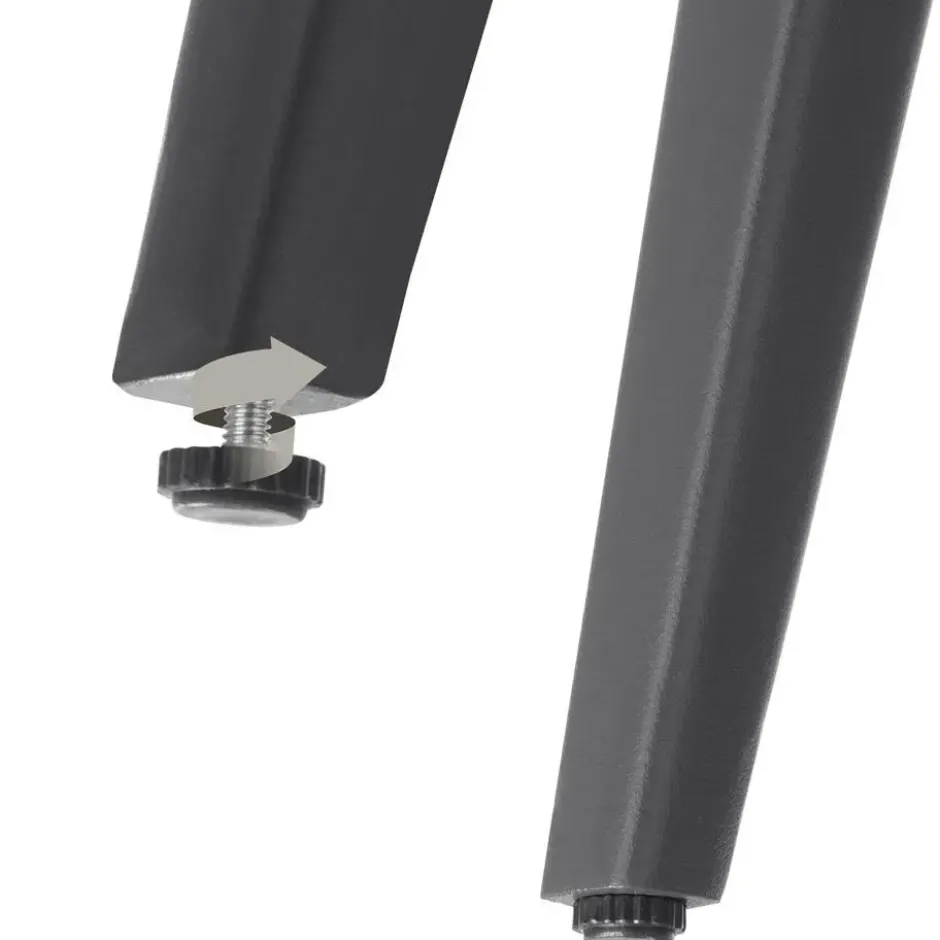 tectake Tuinset Lugano Touwdesign - Aluminium Frame - Antraciet