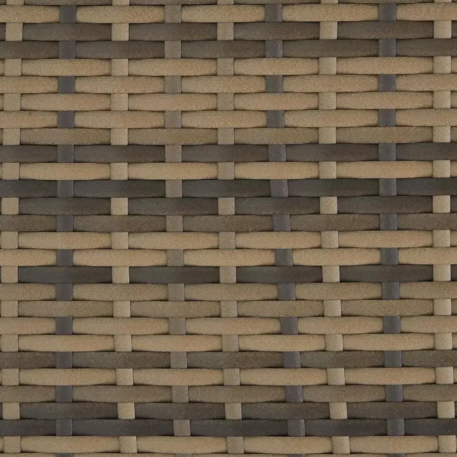 tectake - tuinset Monaco - wicker - natuurkleur