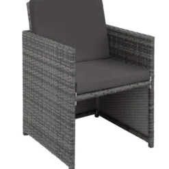 tectake - tuinset New York - wicker - grijs