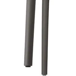tectake Tuinstoelen Alcudia, weerbestendig, stapelbaar, Antraciet
