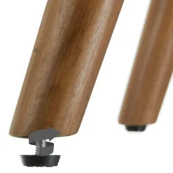 tectake Tuinstoel Set Van 4, Massief Acaciahout, Weerbestendig, Touwontwerp