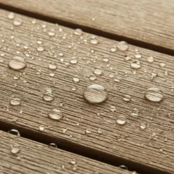 tectake Tuintafel Uitschuifbaar Weerbestendig Schwarz-Braun 130x75 cm