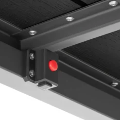 tectake Tuintafel Zwart Uitschuifbaar Aluminium voor 4-6 pers Weerbestendig