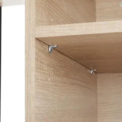 tectake TV-meubel met 4 open vakken en verstelbare plank