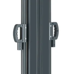 tectake Uitschuifbaar dubbel windscherm met oprolmechanisme, Beige