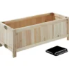 tectake - Verhoogde bak Blomster, opvouwbaar, 30l, incl. folie, 70x30x25cm