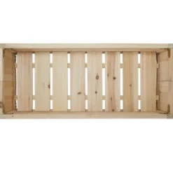 tectake - Verhoogde bak Blomster, opvouwbaar, 30l, incl. folie, 70x30x25cm