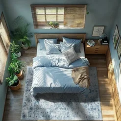 tectake® Vintage design vloerkleed Amara, laagpolig 160 x 230 cm