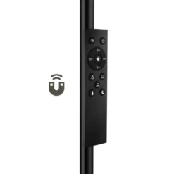 tectake Vloerlamp Prisma LED, 5 lichtmodi, 12 W, dimbaar, Zwart