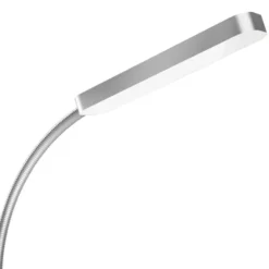 tectake Vloerlamp Prisma LED, 5 lichtmodi, 12 W, dimbaar, Zilver