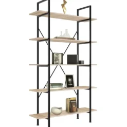tectake Wandkast Glasgow 106 x 34,5 x 179,5cm