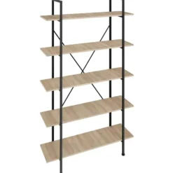 tectake Wandkast Glasgow 106 x 34,5 x 179,5cm