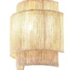 tectake Wandlamp Lignea Lux van jute in boho-stijl, 40W, Natuur