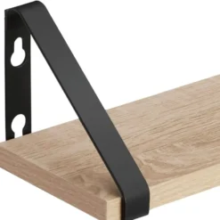 tectake 3 wandplanken Cowell, Industrieel Licht Hout, Eiken Sonoma