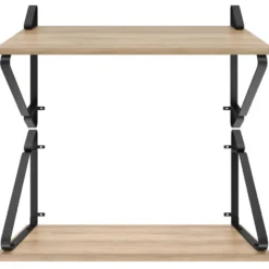 tectake 2 wandplanken Irvine, Industrieel Licht Hout, Eiken Sonoma