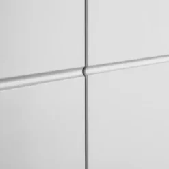 tectake Wastafelonderkast Idris, 2 vakken, draagkracht 35 kg, Wit