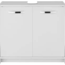 tectake Wastafelonderkast Katalina, ruim, draagkracht 20 kg, Wit