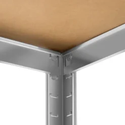 tectake Werkplaatsrek, Zilver