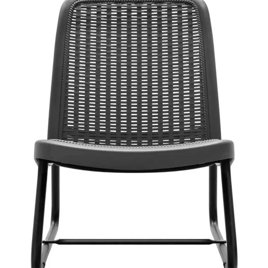tectake Wicker bistroset Modica voor 2 personen - Grijs