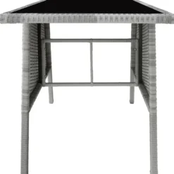 tectake Wicker tuinset Lausanne 2+1 - Lichtgrijs