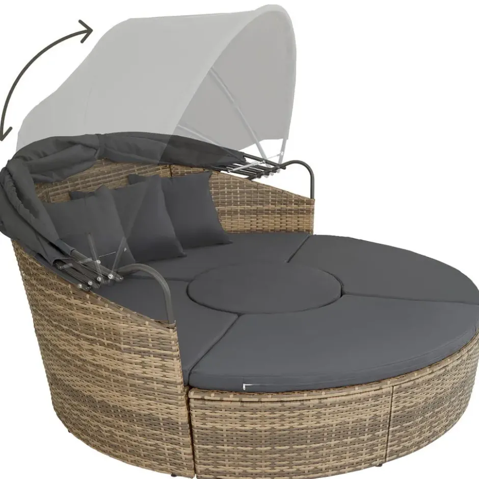 tectake Wicker zonne-eiland Santorini, Natuur