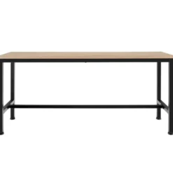 tectake 2 Zitbanken Fairfield, Industrieel Licht Hout, Eiken Sonoma