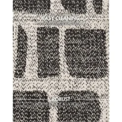 Ted Baker Buitenkleed Haringey Zwart Wit - 200x300 CM