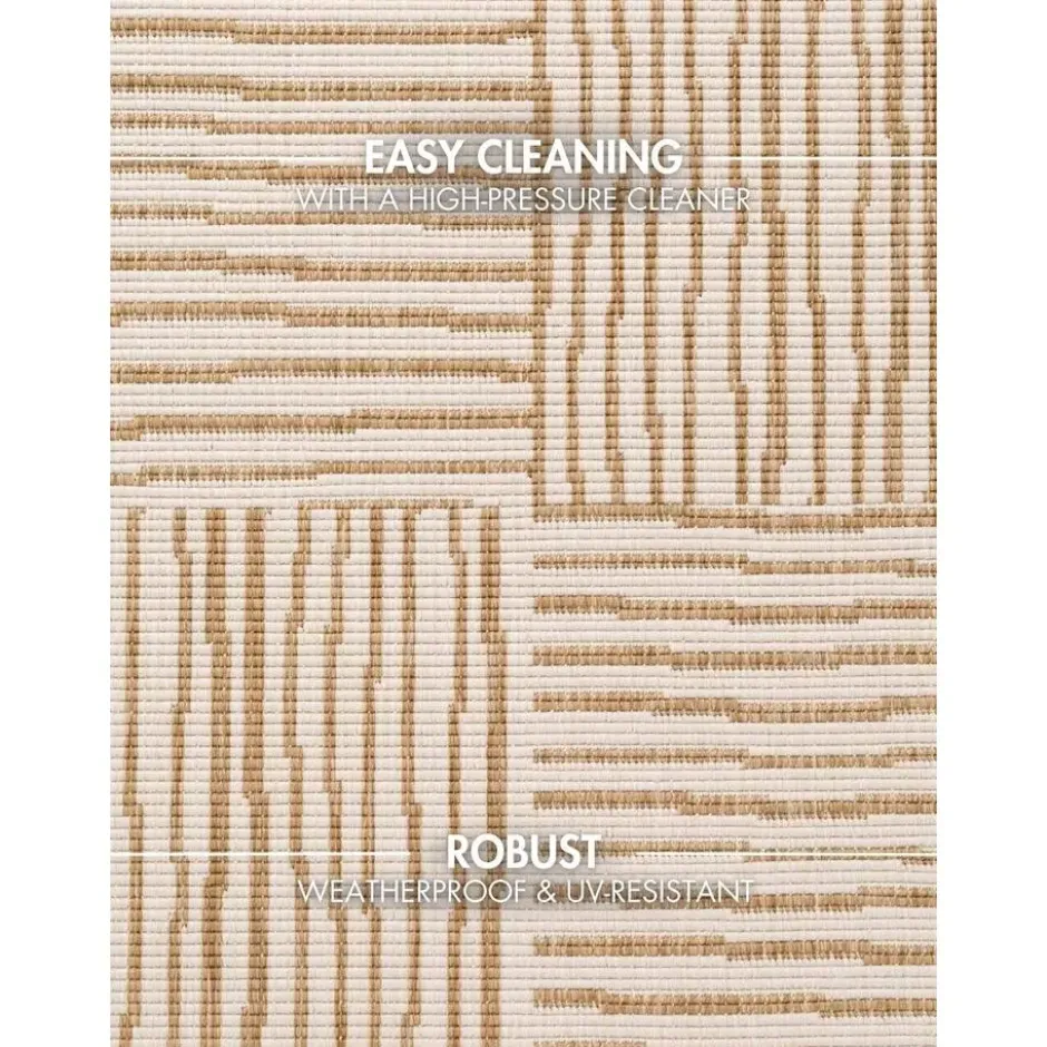 Ted Baker Buitenkleed Haringey Jute Wit - 120x170 CM