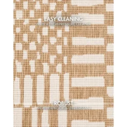 Ted Baker Buitenkleed Haringey Jute Wit - 120x170 CM